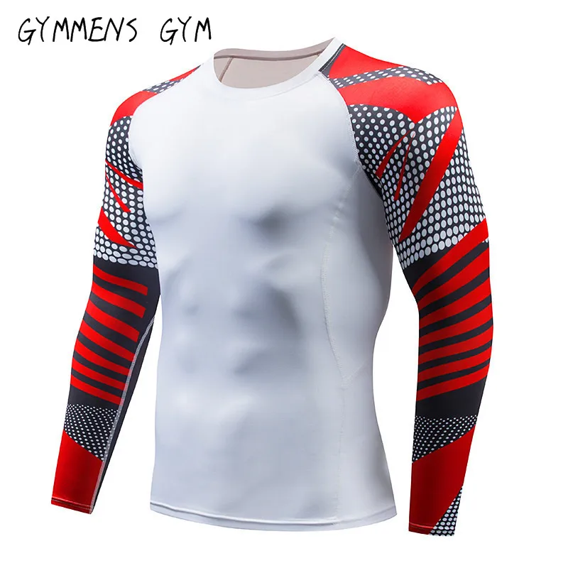 Фирменная Новинка UFC BJJ MMA работа компрессионная Рашгард футболка для мужчин VS PK Упражнение 3D фитнес колготки бодибилд Крест fit Рашгард - Цвет: 2