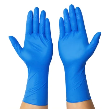 

Nitrile Disposable Gloves Latex Dishwashing Work Rubber Garden Protection Gloves Universal For Left And Right Hand Non-Toxic