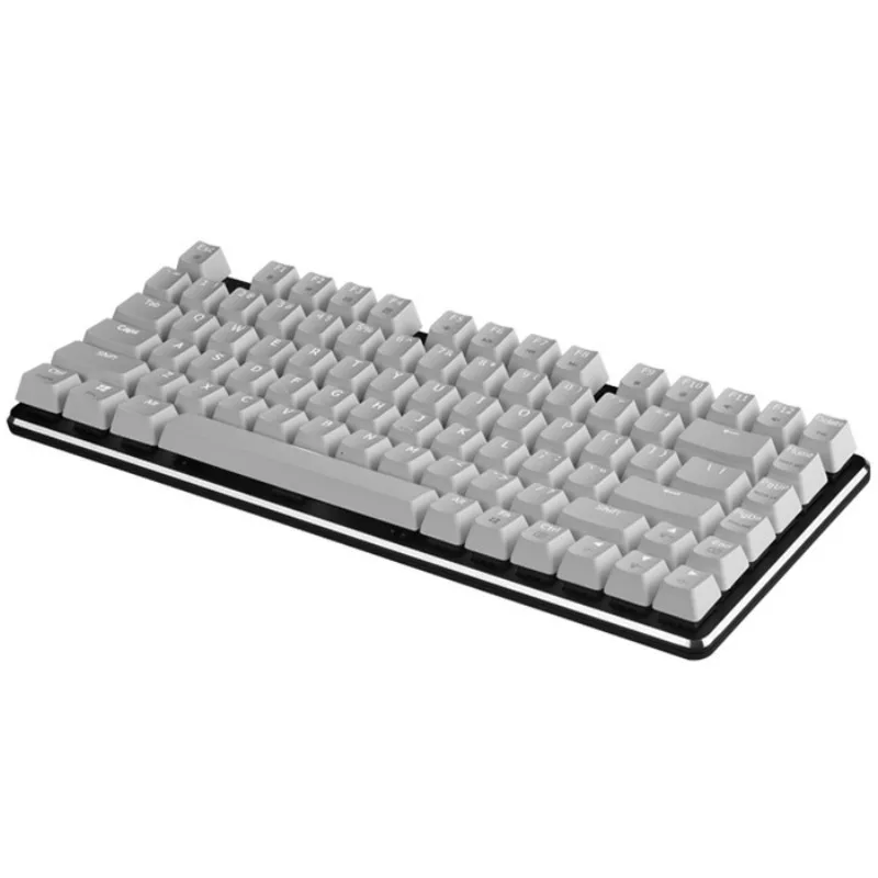 82 ключ механическая клавиатура USB Проводная с подсветкой Эргономичный Вишневый переключатель белая ось для ноутбука Pc Gamer два цвета инъекции Keycaps