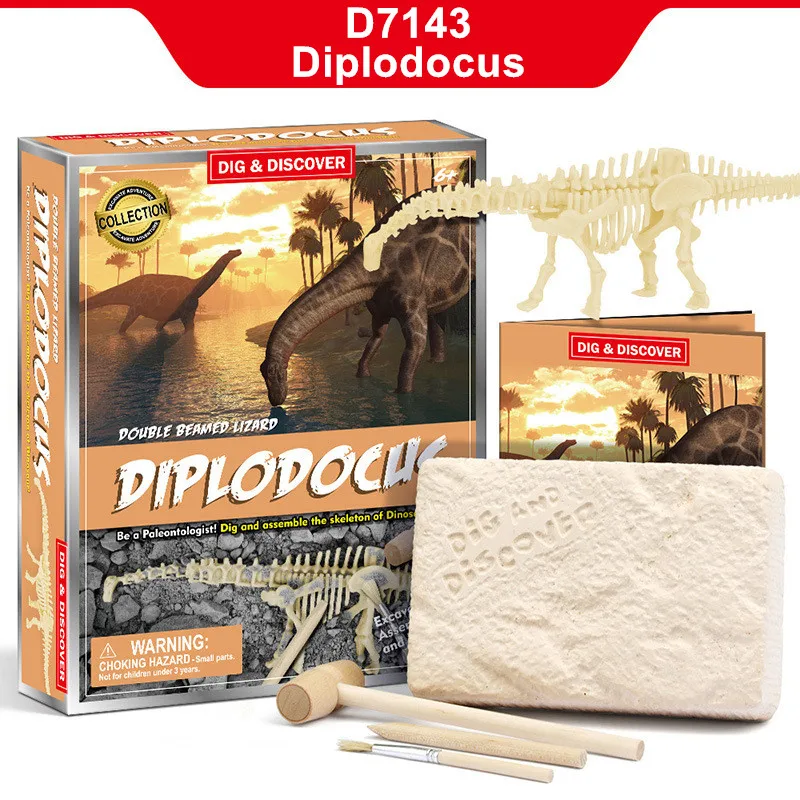 

Jurassic Dinosaur Fossil Excavation Kits Dinosaur Models Archeology Set Figure Education Gift For Children Birthday Gifts
