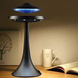 Lampe Led à Suspension magnétique en lévitation, avec haut parleur UFO, Bluetooth, son Surround, BT, veilleuse créative, cadeaux 