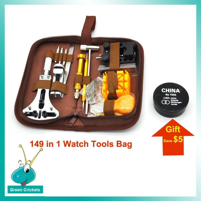 149 in 1 Watch Tool Bag Professional Watch Case Opening Tool Watchband