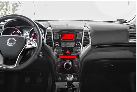 Автомобильный Встроенный Wi-Fi микрофон gps RDS Bluetooth радио AM FM Для SSANGYONG Tivoli- 7 дюймов Android 8,1