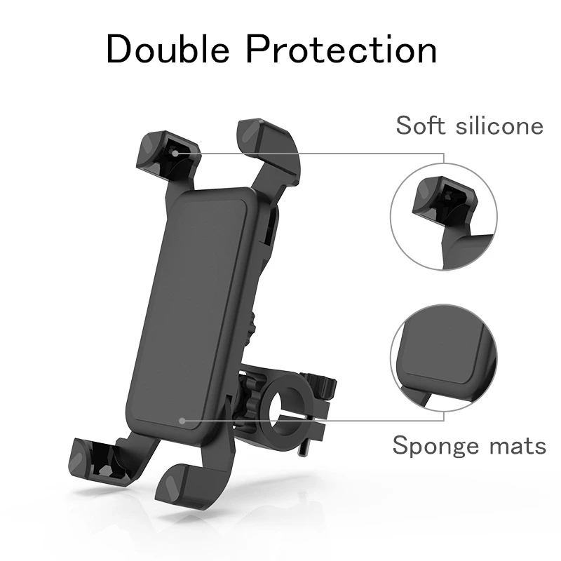 Механический держатель для телефона для велосипеда samsung MTB велосипедный Руль держатель для мобильного телефона вращающийся на 360 для iPhone 11 держатель для телефона для мотоцикла