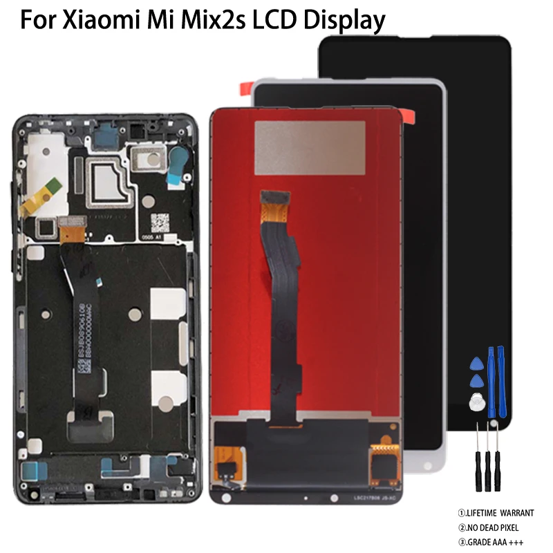 

Original For Xiaomi Mi Mix 2S LCD Display 10 Touch Screen Panel For XAIOMI Mix2S LCD Digitizer Assembly Replacement Repair Parts