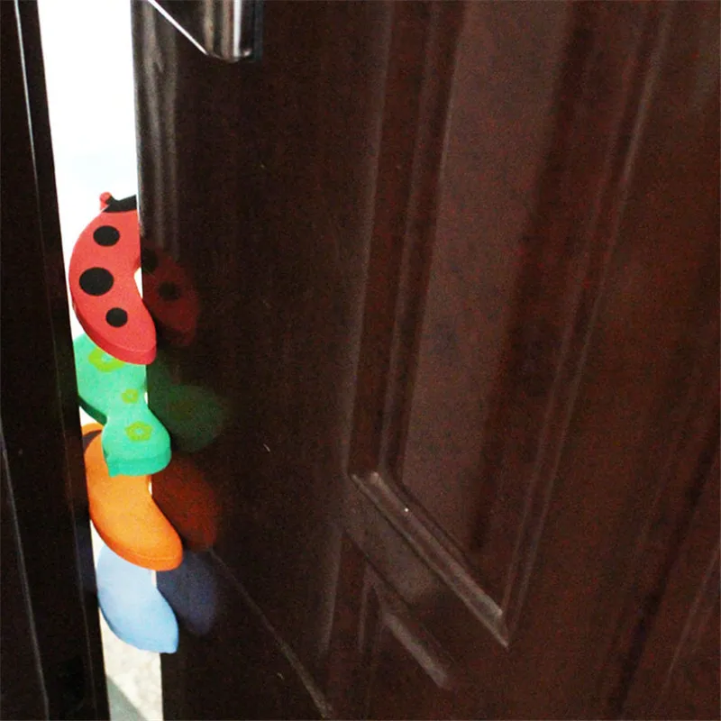 3~5pcs Protection From Children Cute Security Card Door stoppe Baby Finger Protector Furniture Door Blocked Safe Kid Corner