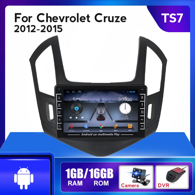 Автомагнитола Auido 4-ядерный IPS сенсорный экран 2 Din для Chevrolet Cruze 2012-2015 Android 8 1