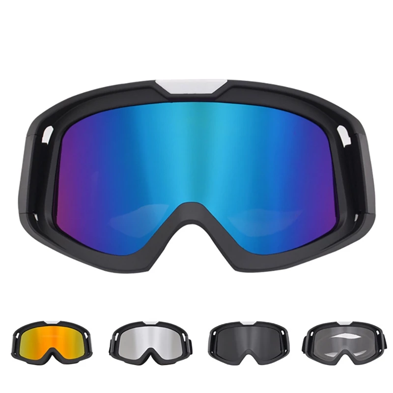 Очки унисекс для катания на лыжах, сноуборде, снегу, анти-песочные, ветрозащитные, дышащие, большие Лыжные маски, очки