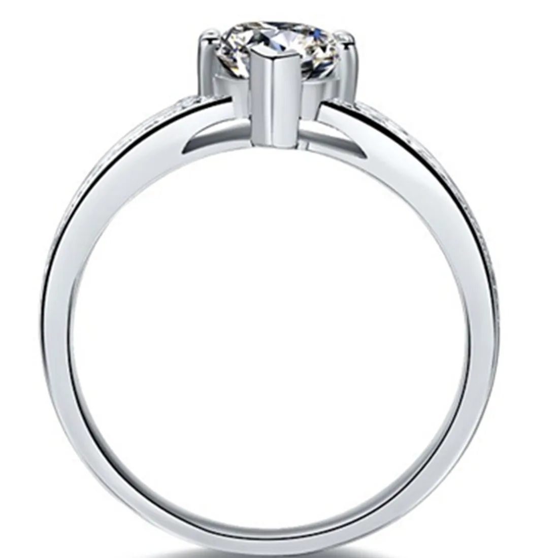Тест положительное серебро конский глаз кольцо ювелирные изделия 3CT Moissanite Кристаллы с огранкой «маркиз» кольцо помолвка для женщин покрытое белым золотом