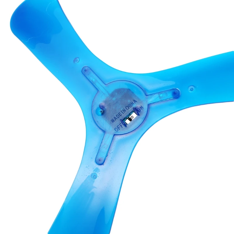 

New LED Light 3 Leaves Boomerang Outdoor Fun Toy Sport Throw Flying Toys E65D