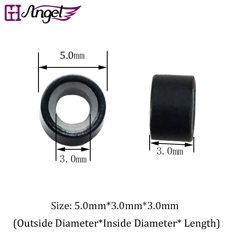 100 шт/банка 5,0*3,0*3,0 мм микро выложенные силиконовые кольца микрозвенья бусины для человеческих перьев инструменты для наращивания волос