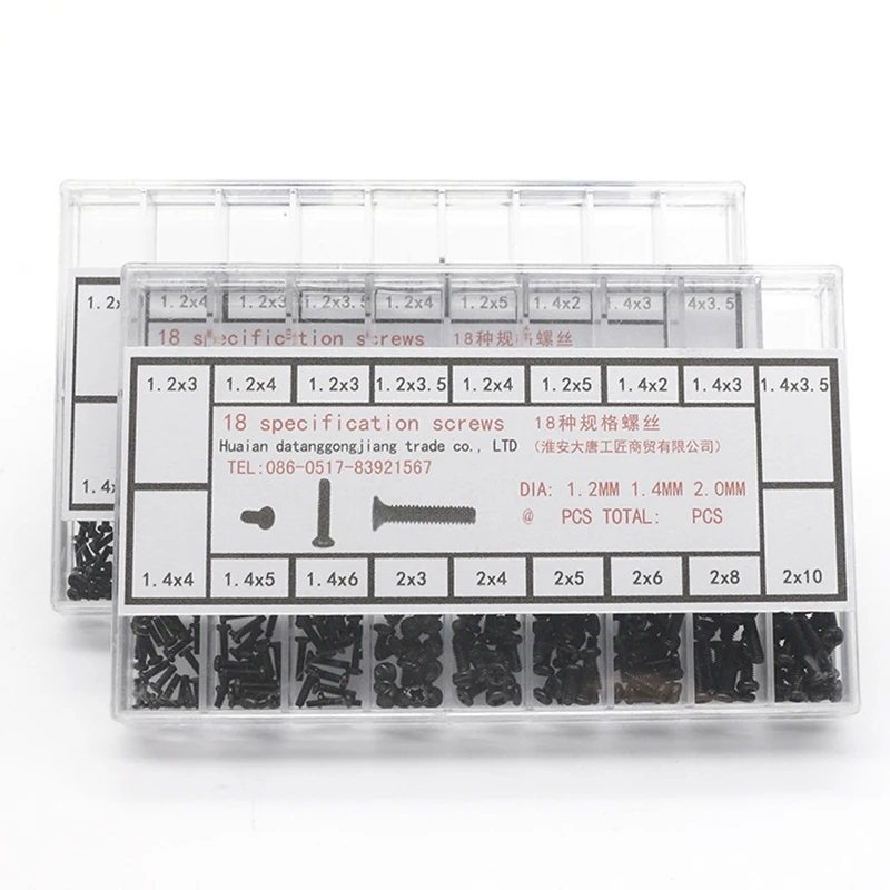 

500Pcs Small Watch Screws For Clock Eye Glasses Watchmaker Repair Part Tool Camera Computer Small Machinery Watch accessories