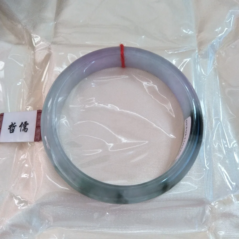 

Giving A Certificate Natural Jadeite Bracelet Tri-color 54-60mm Women's Bracelet Jewelry Gift Princess Bracelet