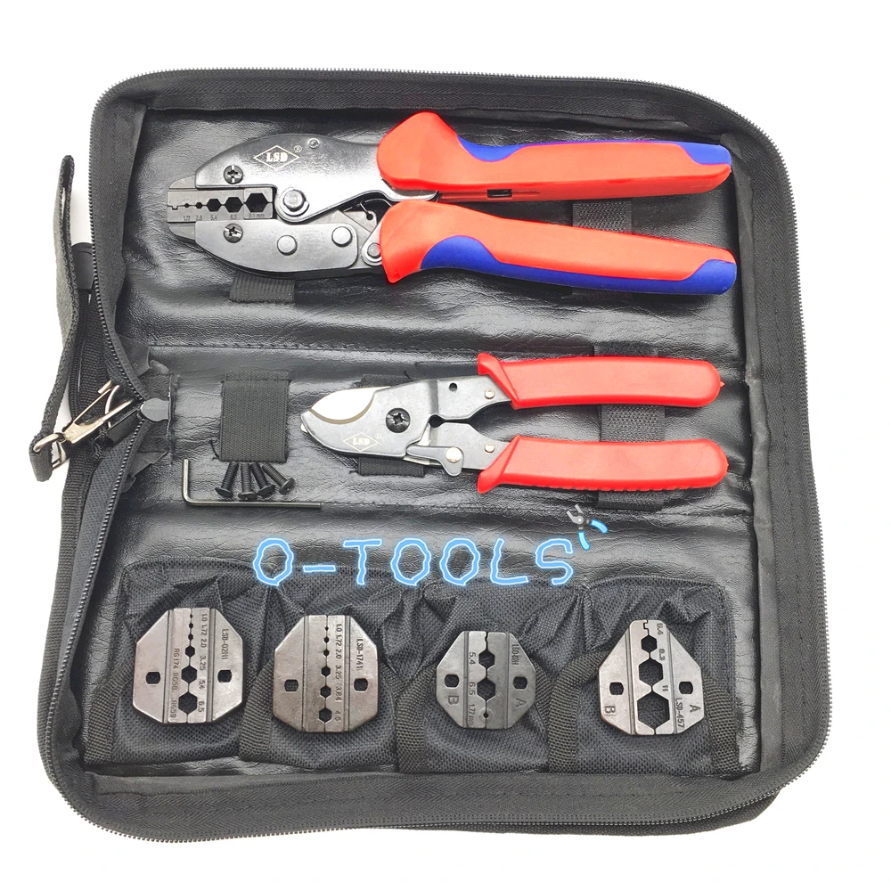 Coaxial cable crimping tool set LY K05H for RG58 RG6 RG174 RG11 TV cable BNC connector