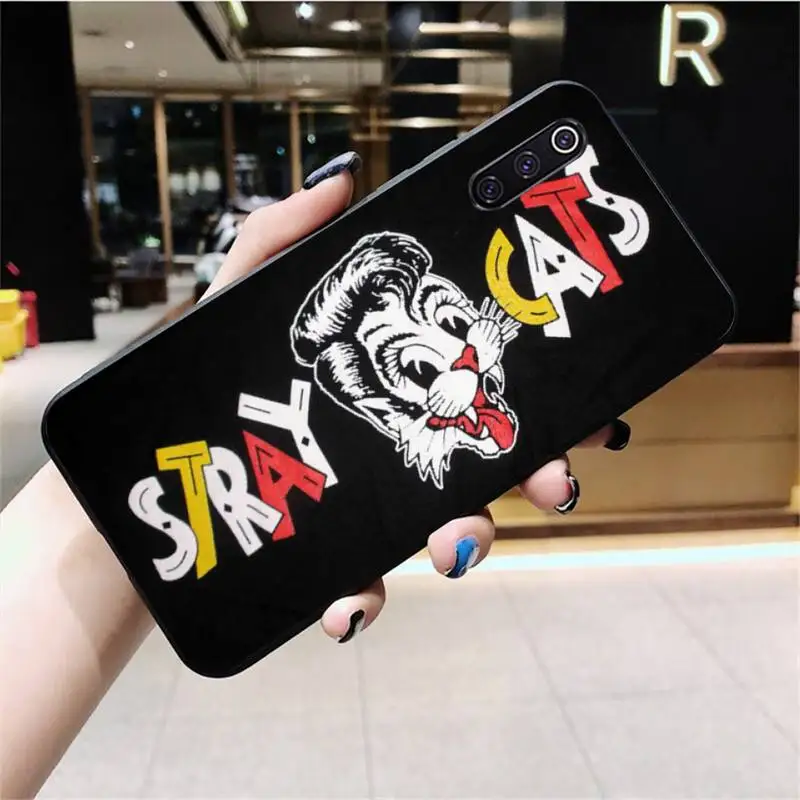 Stray Cats Rockabilly Slim DIY Printing Phone Case cover Shell for Xiaomi Mi10 10Pro 10 lite Mi9 9SE 8SE Pocophone F1 Mi8 Lite xiaomi leather case