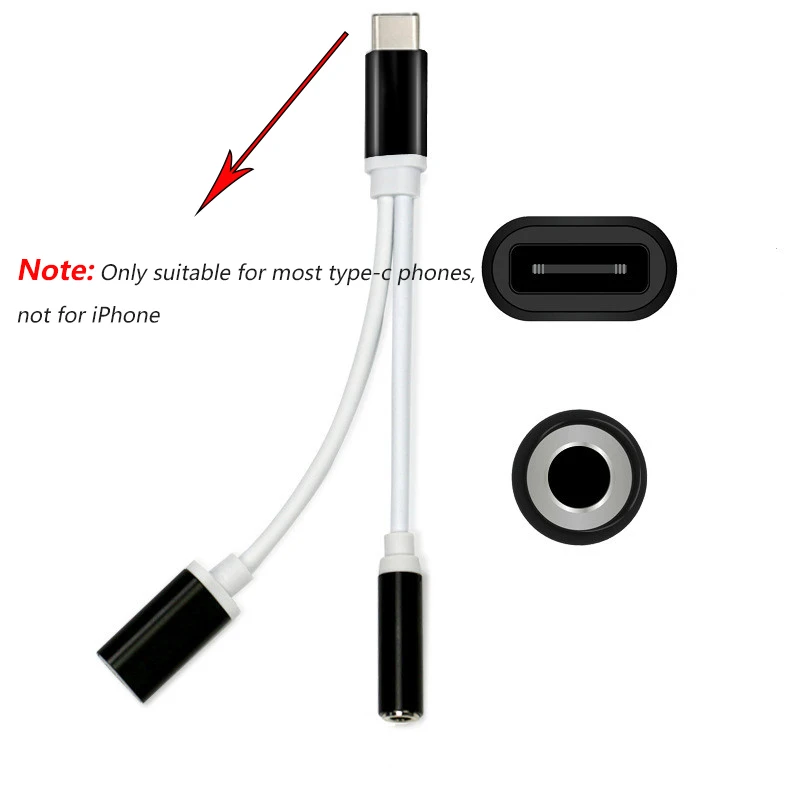 Тип C до 3 5 мм 2 In1 USB разъем аудио Разветвитель наушники кабель адаптер для зарядки