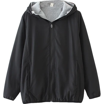 

Plus Size Women's Jackets Black Grey Thicken Long Sleeved Winter Coats Oversized Tops coats and jackets women