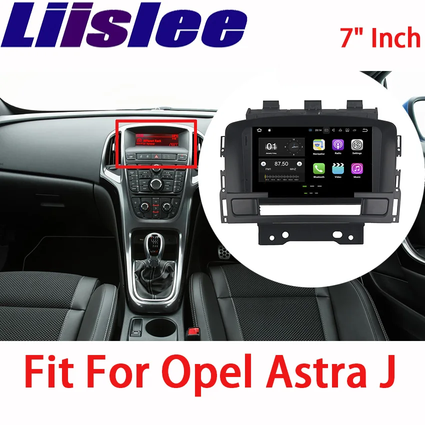 Liislee автомобильный навигатор GPS для Opel Astra J 2011 ~ 2012 Android Аудио Видео Радио HD
