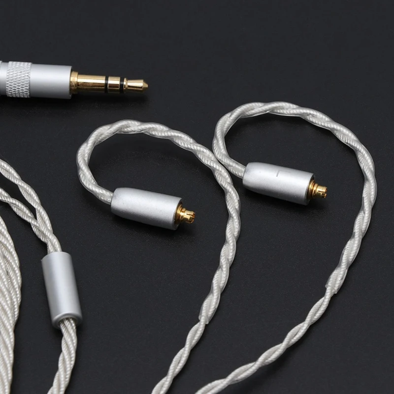 4 Twist Headphone Cable Single Crystal Plated Wire Cord Diy for Shure Se215 Se315 Se425 Se535 Se846