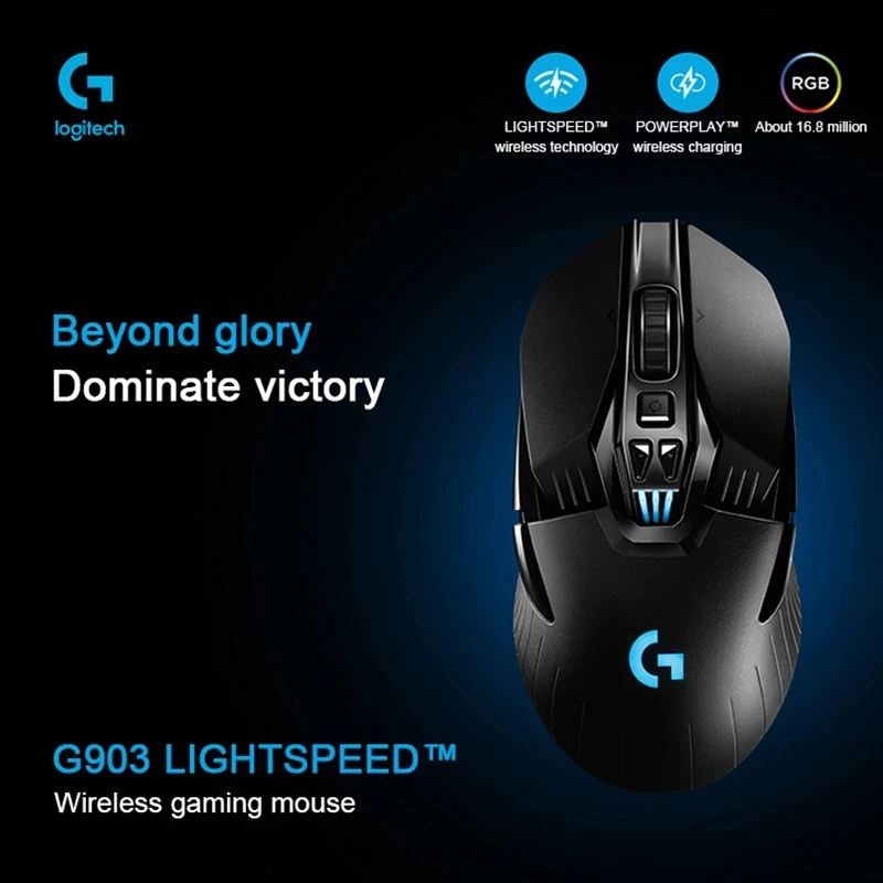 New Logitech G903 HERO LIGHTSPEED Wireless gaming mouse RGB Upgraded version Suitable for e-sports gamers - AliExpress