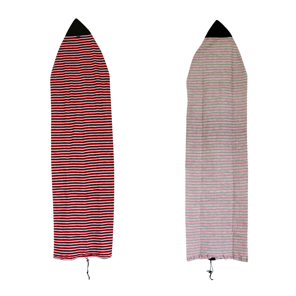 

6ft / 7ft Surfboard Shortboard Stretch Sock Cover Surf Board Thruster Protective Day Bag Lightweight Surfboard Sock Bag