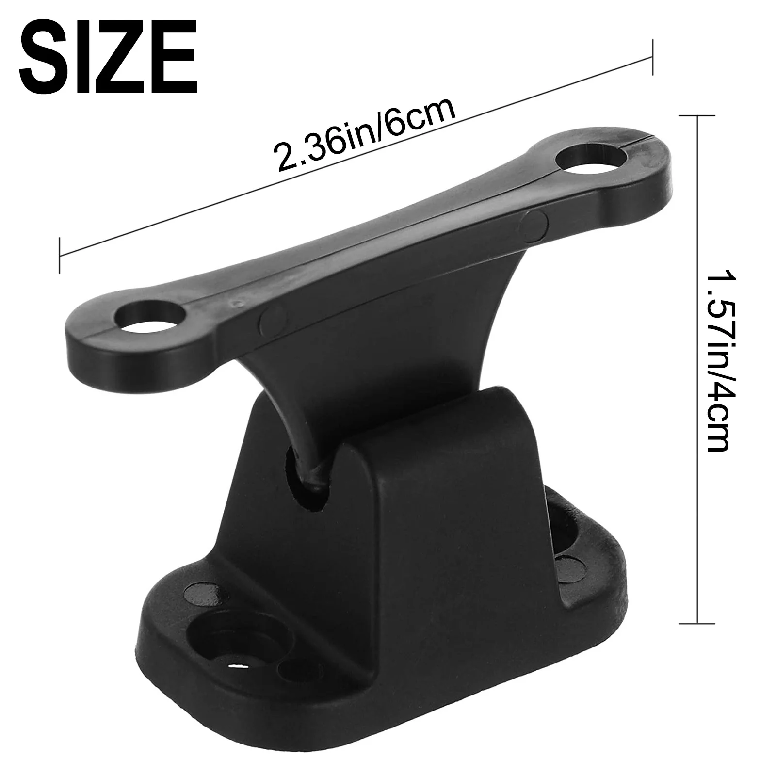RV Door Retainer Kit RV Baggage Door Catch Compartment Clips Latch Nylon Door Catch Holder Cargo RV Trailer Stop Entry for Caravan Motorhomes