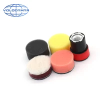Полировочные подушечки, 1 дюйм, набор полировальных подушечек, содержит поднос M14, автомобильные аксессуары, губка для воска, Для Полировки Автомобиля, полировщик деталей