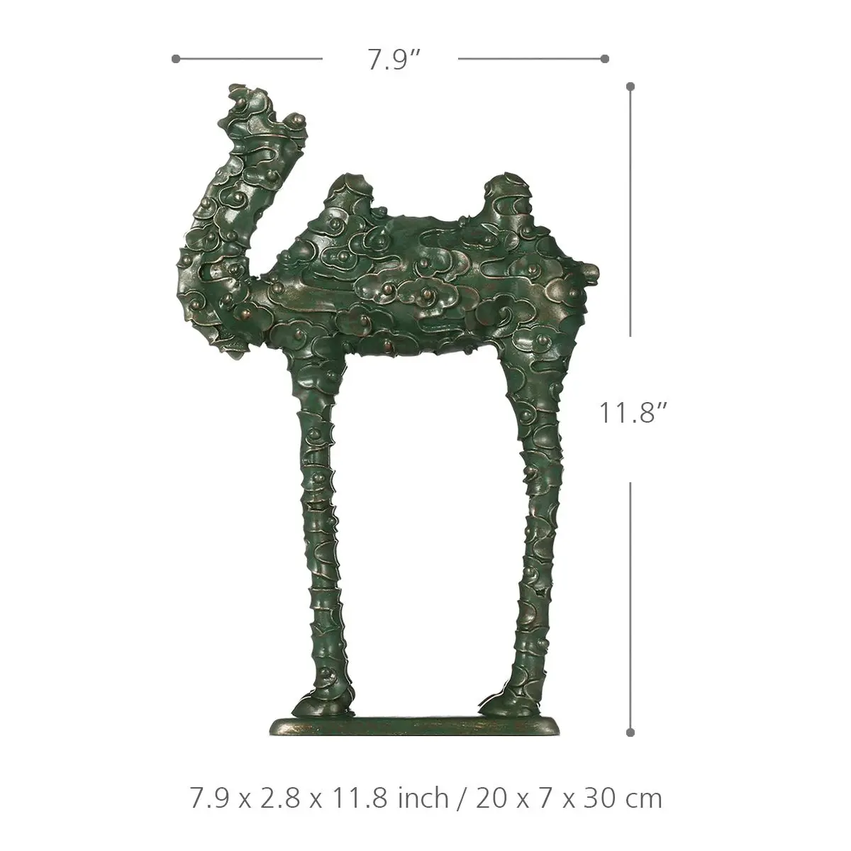 

Cloud Pattern Camel Fiberglass Sculpture Modern Sculpture Original Design Camel Artwork For Home Office