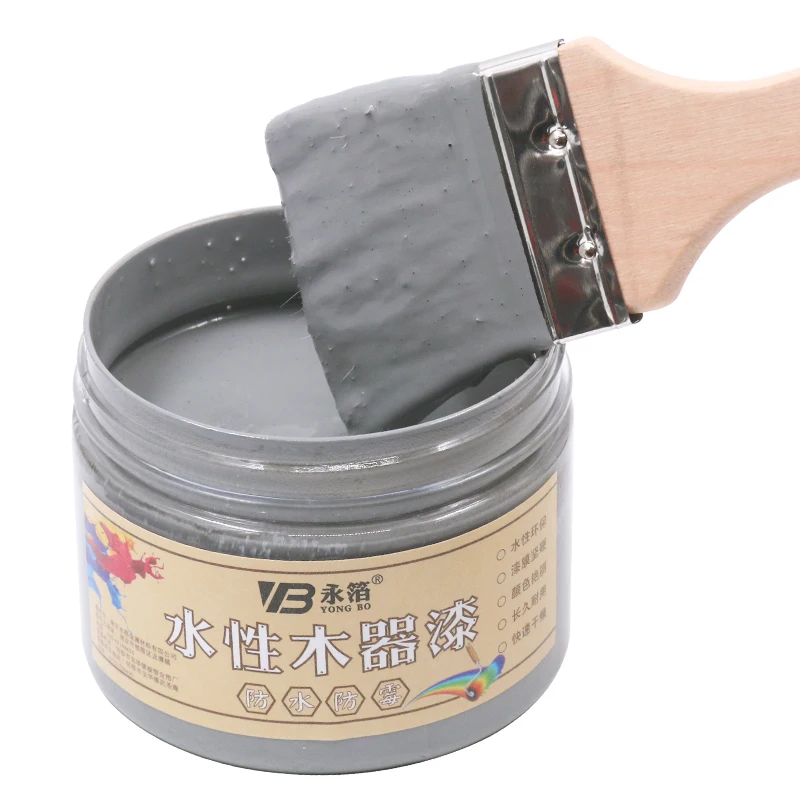 

250g Medium Gray Acrylic Paint,Water-Proof&Mildew-Proof Water-Based Woodwork Paint Craft Paints for Home Furniture,Free Shipping