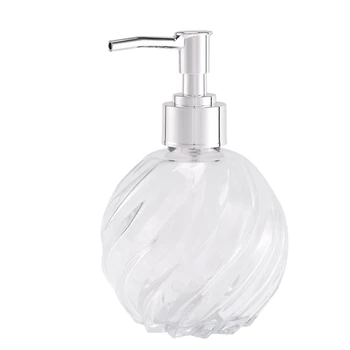 

Glass Soap&Lotion Dispenser with Rust Proof Stainless Steel Pump,Refillable Liquid Pump Bottle Holder Great for Kitchen