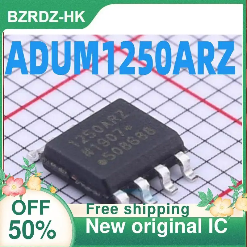 

10 шт., новинка, оригинальная интегральная схема ADUM1250ARZ SOP8 ADUM1250 SOP-8