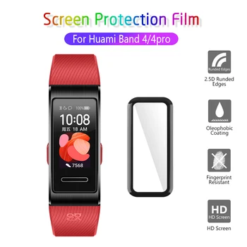 

1/2pcs Full Edge Protective Films 3D Curved Surface Scratch Proof Screen Protector For Huawei Band 4 4 Pro Watch Accessories