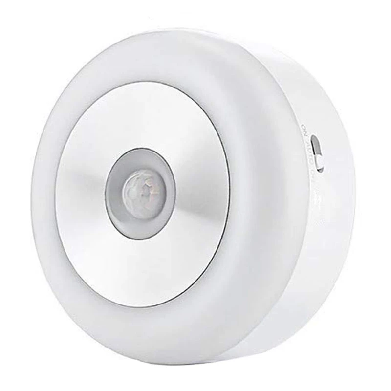 

BMBY-Motion Sensor Light Cordless Battery-Powered Smart Sensor Led Night Light Auto On/Off Stick For Cabinet Closet Stairs Bathr