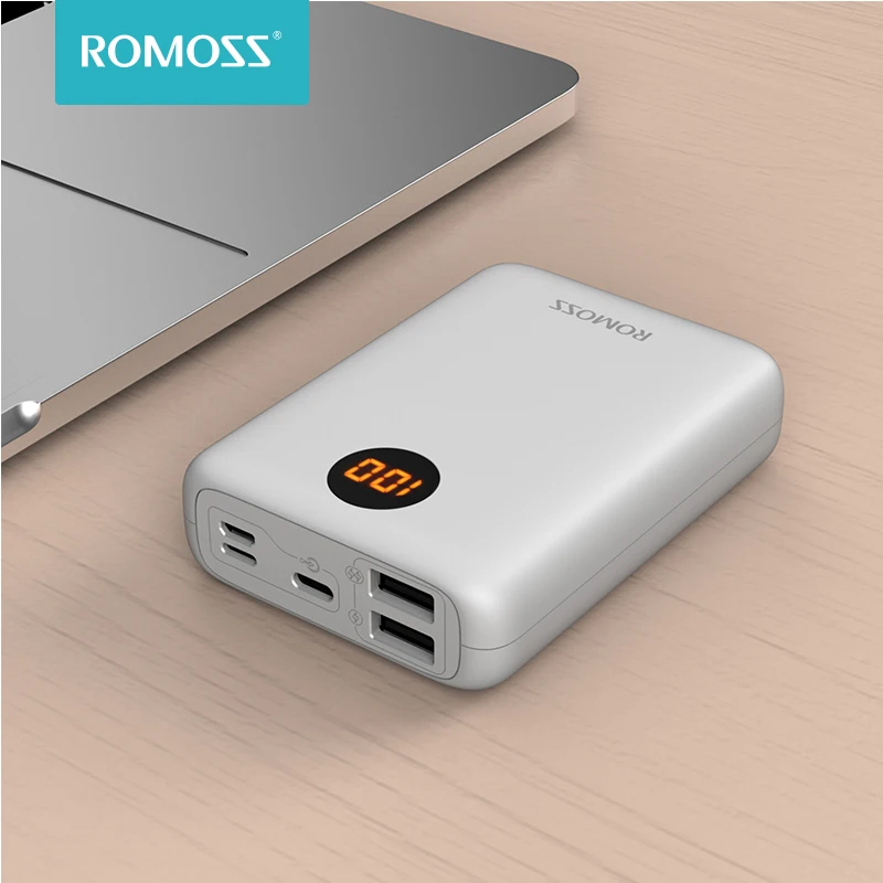 Пауэрбанк ROMOSS OM10 10000 мАч 2 USB мАч|Внешние аккумуляторы| |