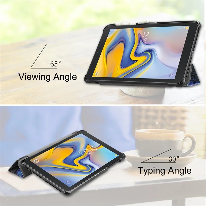 Тонкий чехол для Samsung Galaxy Tab a 8 0 SM T387 2018 планшета защитный чехол/чехол из