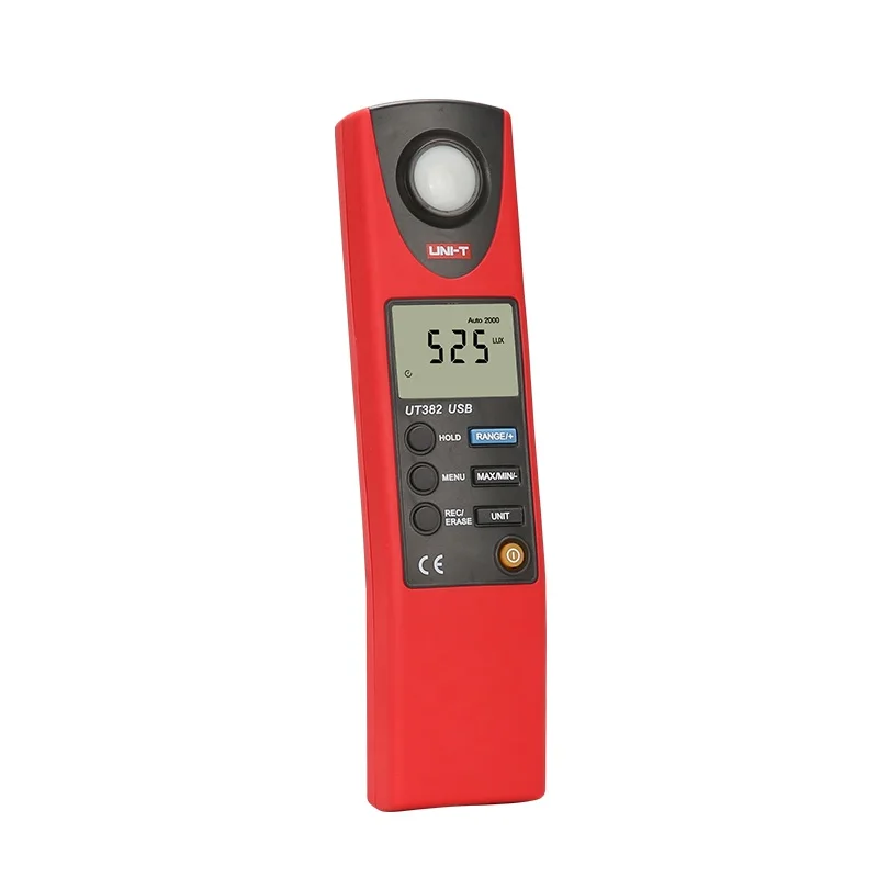 UNI-T UT382 Illuminometer 20000Lux Professionele Pocket Photometer Automatische Uitschakeling Data Opslag Usb Data Transmissie