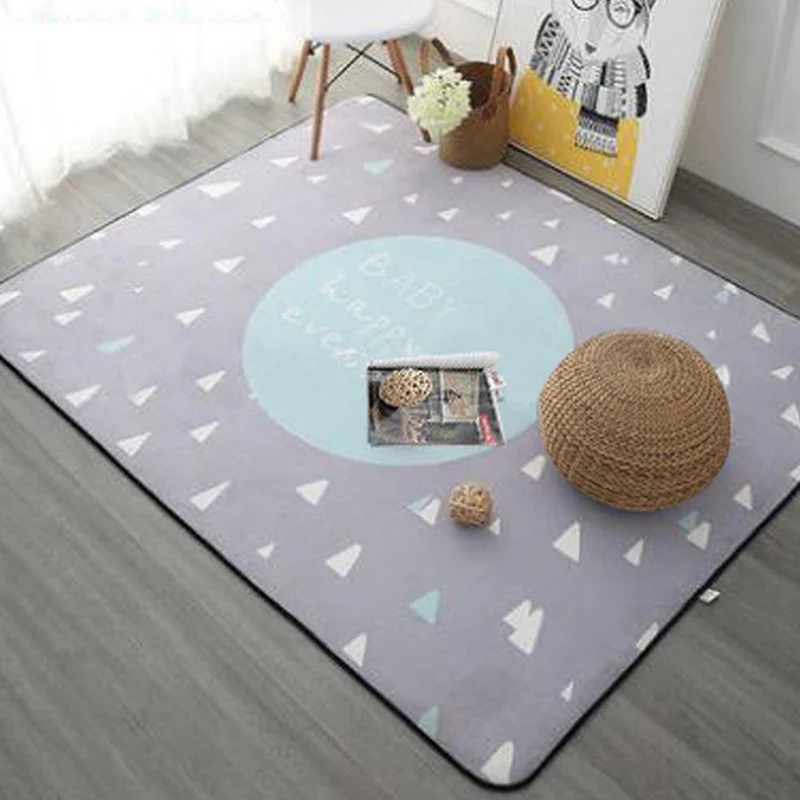 Nordic Style Carpets For Living Room Bedroom Bedside Coffee Table Floor Climbing Rug Child Kid Baby Play Mat Bathroom Door Mat