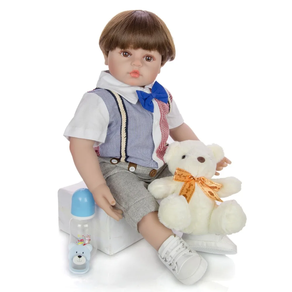 Boneca reborn baby boy alive силиконовые виниловые конечности 2" 60 см bebes reborn реалистичный малыш bonecas для детей подарок игрушки