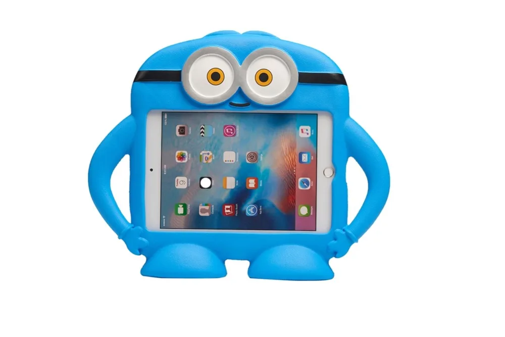 Для IPad Mini 5 силиконовый мультяшный EVA противоударный детский безопасный Чехол-подставка для IPad Mini 1 2 3 Mini 4 чехол для планшета+ ручка