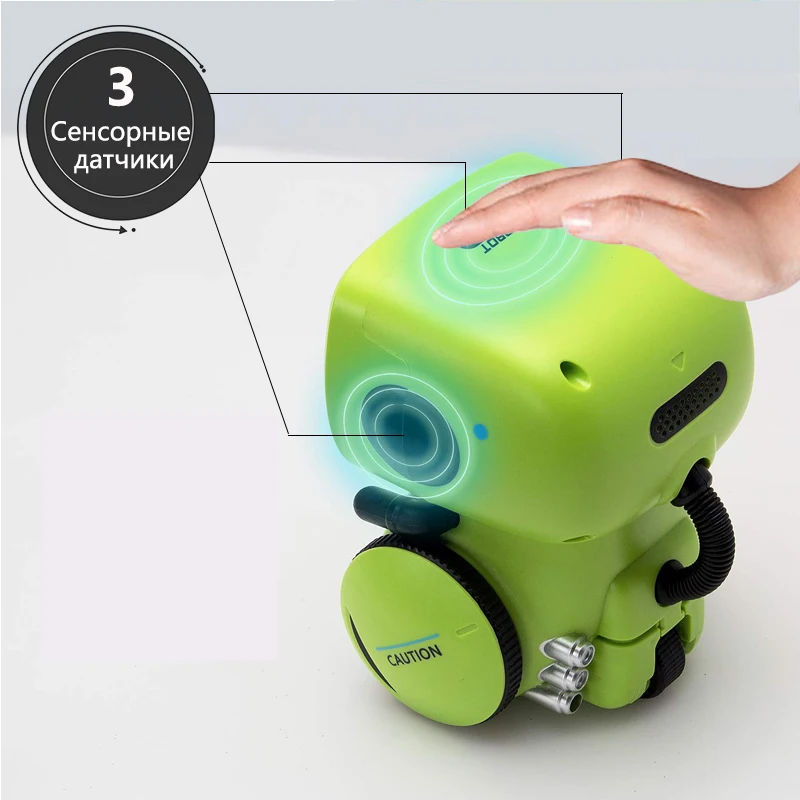Toy Robot Intelligent Robots Russian&English Version Voice Control roboter Interactive Educational RC robotic for Christmas Gift Toy Robot Intelligent Robots Russian&English Version Voice Control roboter Interactive Educational RC robotic for Christmas Gift