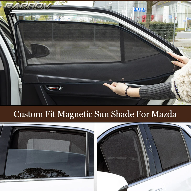 専用磁気窓カーテン 完全保護メッシュハッチバック Mazda 2 3 5 6 6s セダン用 Aliexpress 自動車 バイク