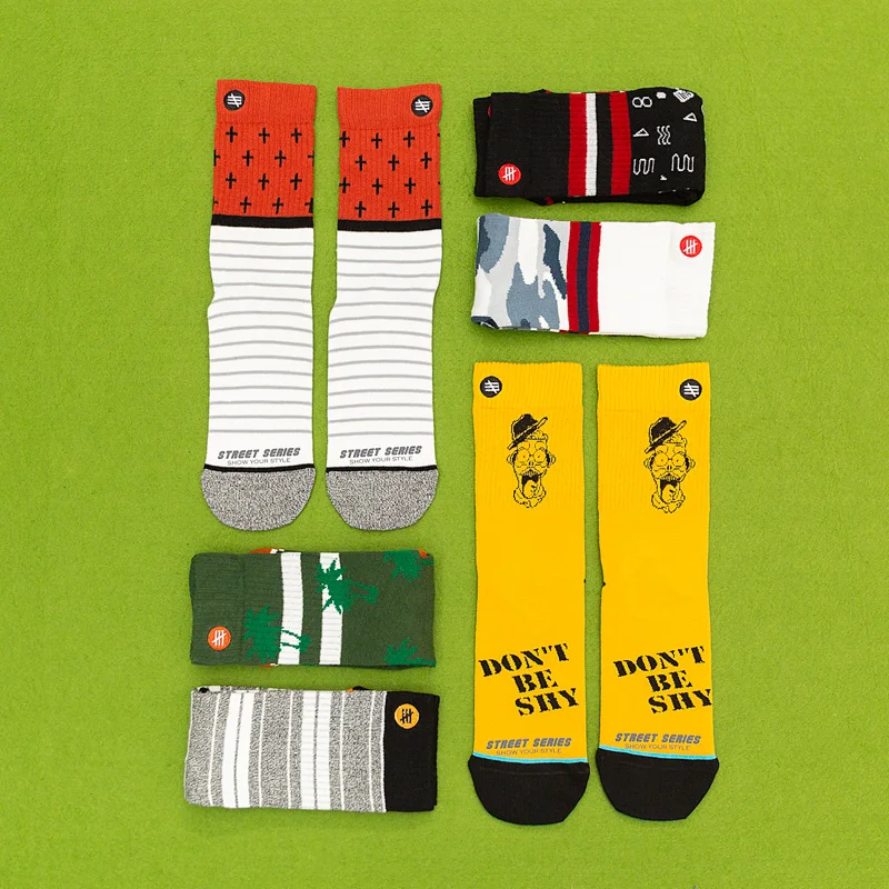 Унисекс модные женские носки 100 хлопок Harajuku красочные полные носки женские стандартные уличные 1 пара размер 35-43