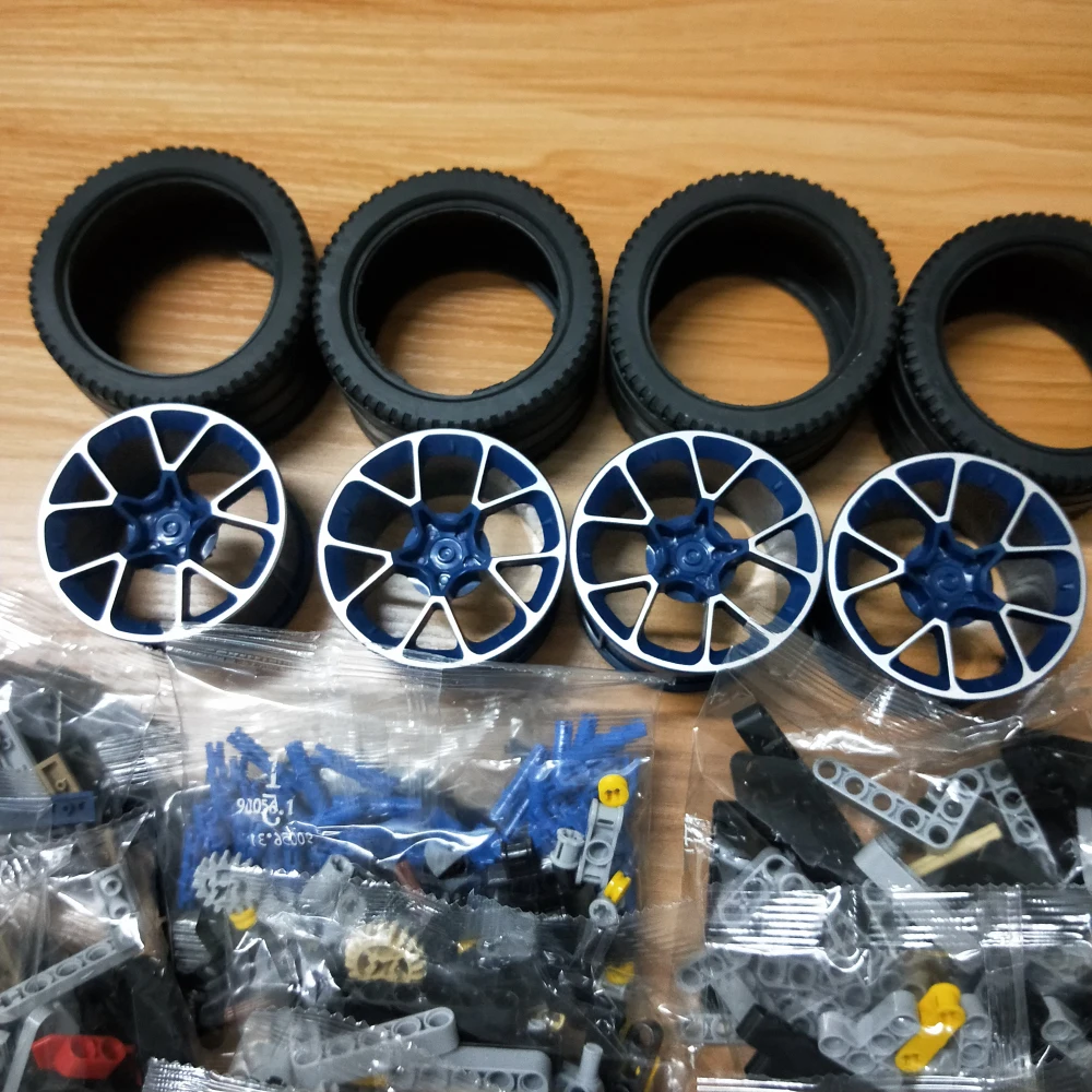 MOC 42083 Bugatti Chiron Technic гоночный автомобиль приложение RC двигатель совместимый Iegoset 20086 Кирпичи Строительные блоки игрушки рождественские подарки
