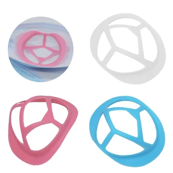 

10pcs 3D Reusable DIY Face Mask Holder Lipstick Bracket Internal Support Nose Mouth Smooth Breathing