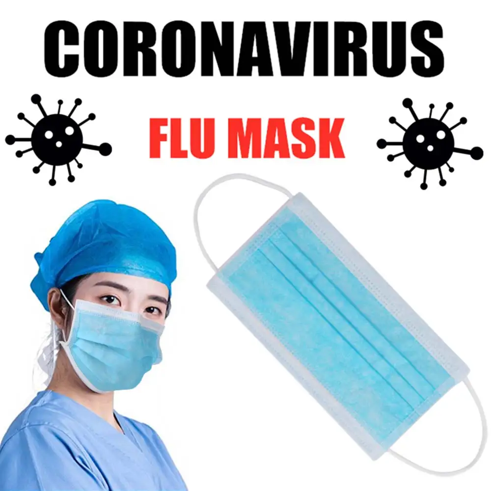 

50/20Pcs Disposable Mask Durable Masks Dust Mask Non Woven Fabric Anti-Dust Avoid Spread High Quality Safety Mask
