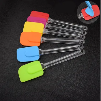 

18x4.3cm Baking tools spatula for cake silicone spatula baking pastry kitchen spatula cream mixer Ice cream scoop Cream scraper