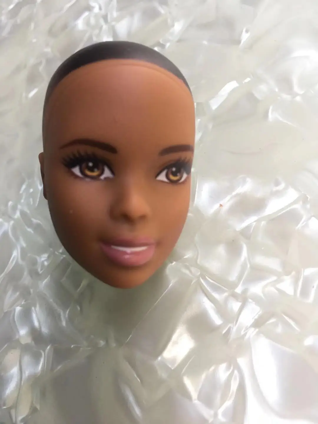 black no hair Выберите стили, кукольные головки, Хороший макияж, лицо, блонд, черный, джутовые волосы, кукольные головы, кукольные аксессуары, девочка, сделай сам, туалетный, принцесса, игрушки, головки - Цвет: black no hair