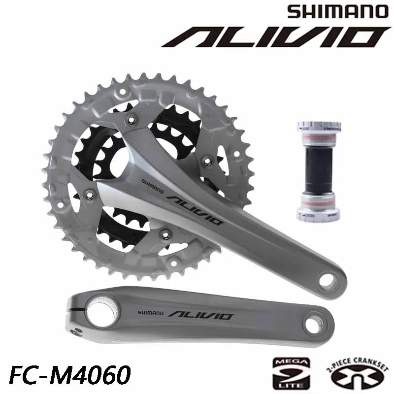 SHIMANO DEORE ALIVIO FC M4060 27S Запчасти для велосипеда горный велосипед Звездочка Рукоятка