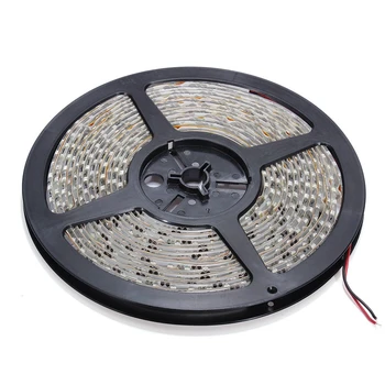 

SODIAL(R)5M 600 SMD 3528 White Waterproof LED Strip Marquee Strip Light Cool IP65