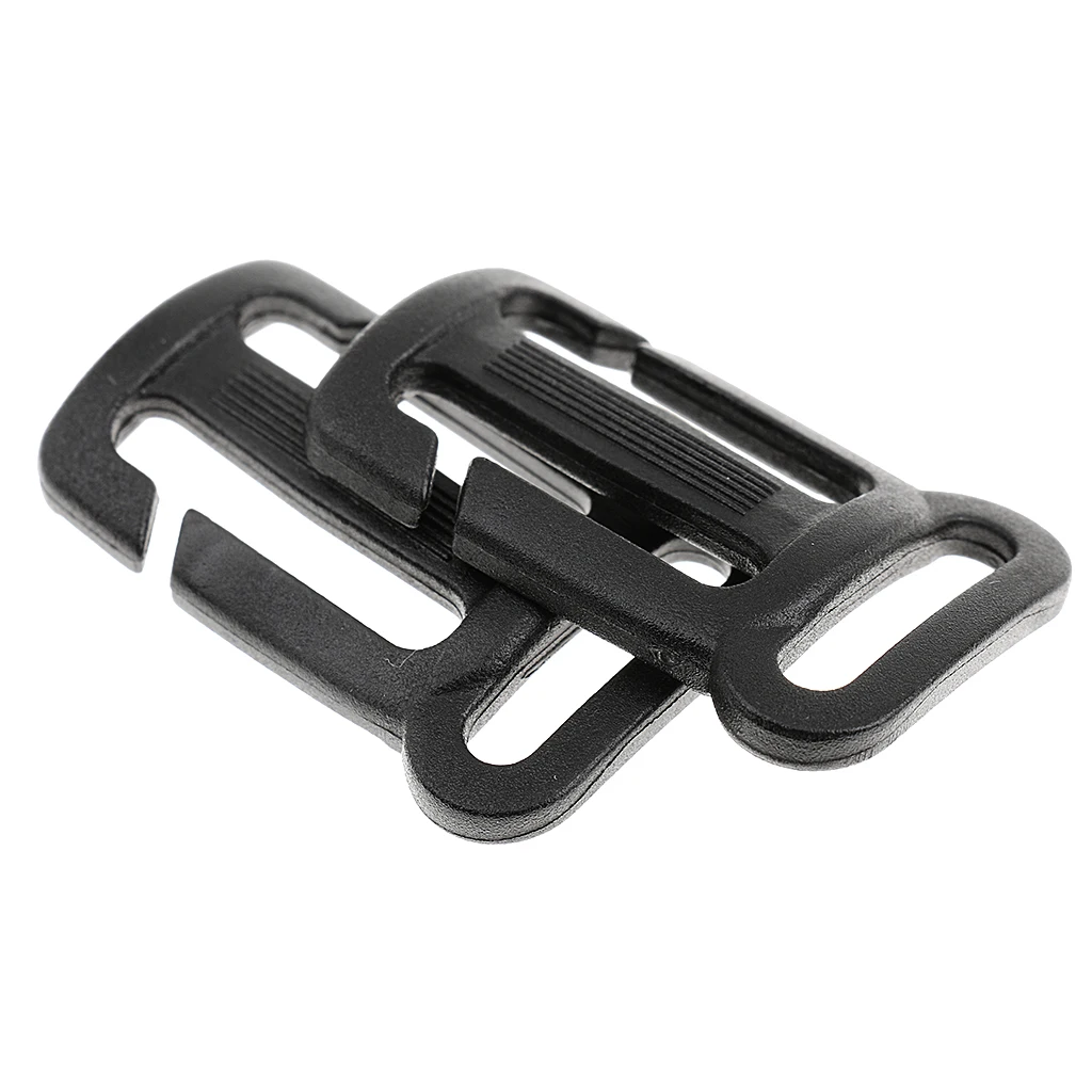 Webbing Multi-fonction Slider Tri-Glide Adjustable Chest Buckle Ladder